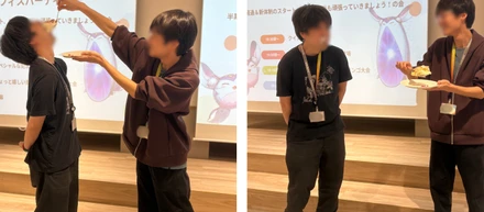 7月【オフィスパーティー】　オフィスにとっても可愛くて大きなケーキが…！！