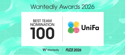 ユニファが【Wantedly Awards 2026】BEST TEAM NOMINATION 100に2年連続で選出されました！