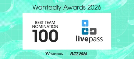 【Wantedly Awards 2026】livepassが「BEST TEAM NOMINATION 100」に選出されました！