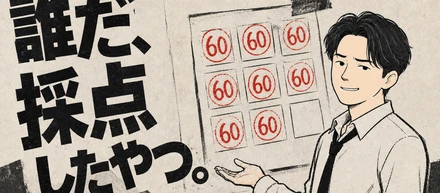 誰だ、採点したやつ。