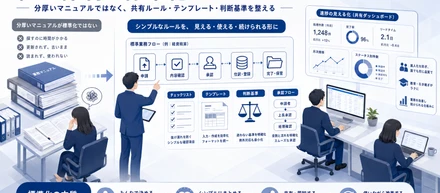 経理体制の構築 ：第2回 標準化は「分厚いマニュアル」を作ることではない