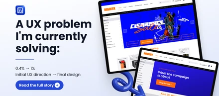 From UX problem to final design