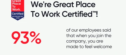 93%が「入社初日から歓迎された」と回答！GPTW認定を受けたPlusAのオープンな働き方