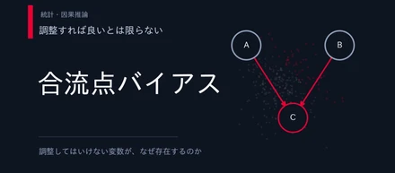 調整すればいいとは限らないー合流点バイアスとは何か