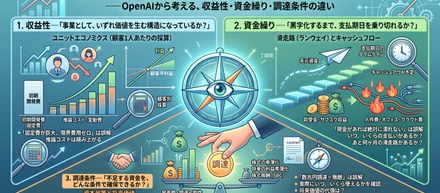 赤字でも資金調達できる会社を、どう評価するか？――OpenAIから考える、収益性・資金繰り・調達条件の違い