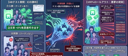 「ABテストで勝った施策」を全体適用したら、なぜか売上が下がる怪現象