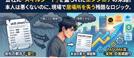 会社にスキルシートを盛られたエンジニアの末路。本人は悪くないのに、現場で「居場所」を失ってしまう残酷なロジック。