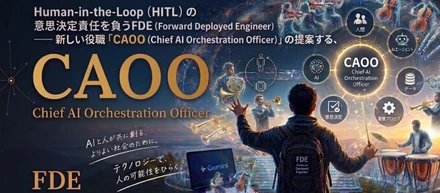 Human-in-the-Loop（HITL）の意思決定責任を負うFDE（Forward Deployed Engineer）―― 新しい役職「CAOO（Chief AI Orchestration Officer）」の提案を試みる