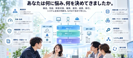 「全体設計」という一言の中で、あなたは何に悩み、何を決めてきましたか。