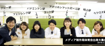 何でこんなに多いの？CDC広告制作局の体育会出身者あつめてみた。