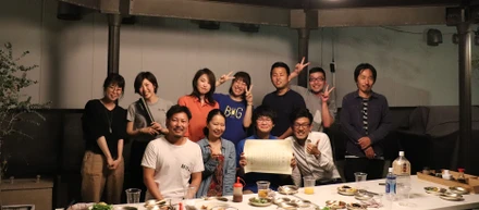 歓送迎会を行いました。