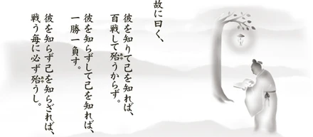 彼を知り己を知れば、百戦して殆うからず