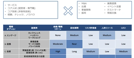 事業開発以外の戦略オプション (エンゲージ・投資・提携・買収)