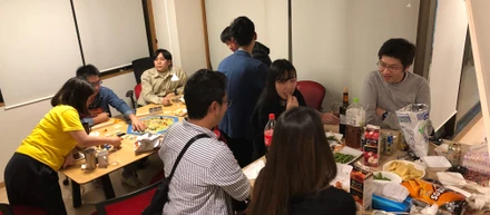 隔月で開催している社内パーティ