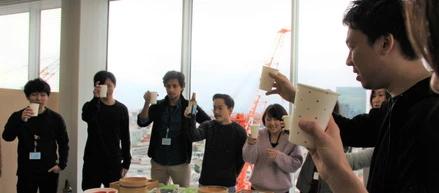 【社内の様子】ランチ忘年会