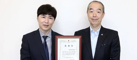 （公財）日本オリンピック委員会より感謝状をいただきました！