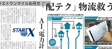 日経産業新聞の一面に取り上げて頂きました！