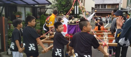 親子フル参加！日和佐八幡神社秋祭りの思い出