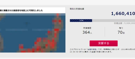 リーガルファンディングに「破産者マップ」に関する案件が掲載されました。