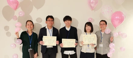 ようこそビザスクへ。初めての入社式。3名の新卒社員を迎えました！