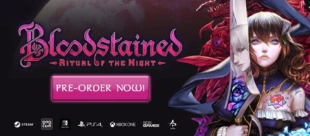 6月18日発売『Bloodstained: Ritual of the Night』PC(Steam、GOG)版の予約受付スタート!!