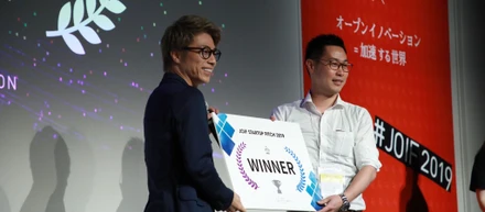 Japan Open Innovation Fes 2019 START UP PITCHにおいて、見事優勝！