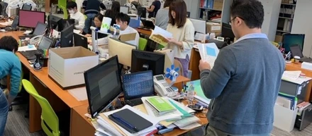 お片付けをとおして、チームをつくる！