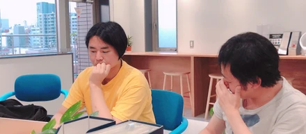 今日の社内の様子です。