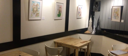 メンバーの開いた個展に突撃レポート