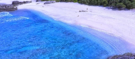 世界有数の海、ケラマブルー