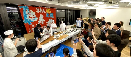 本マグロが丸々１本！＠フォトシンスご飯会2020