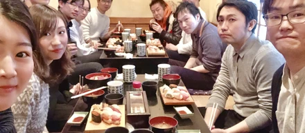 新メンバー歓迎会ランチ（マーケティング室）