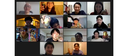 初・全社オンライン歓迎会やってみました🍻20人以上でも意外と出来た＆楽しい！