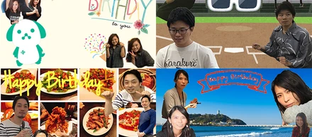 Zoom壁紙でHappy Birthday！！