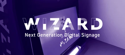 次元を超えたコラボレーションを実現する次世代コミュニケーションサイネージ「WIZARD」