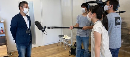 Web合同企業説明会の取材をいただきました
