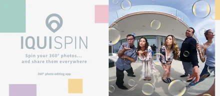 本日、全天球写真で遊ぶスマホアプリIQUISPINを公開しました【プレゼントあり！】