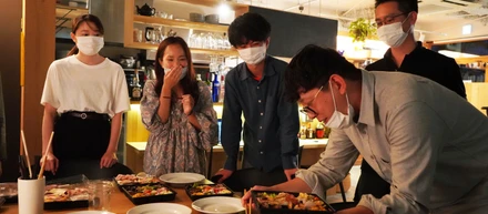 新しい仲間のwelcome party