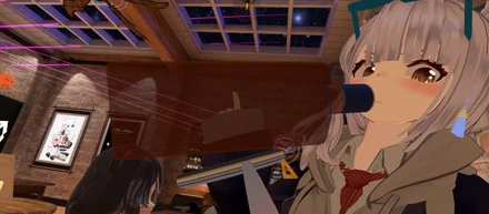 VRChatの世界で飲酒キメてました
