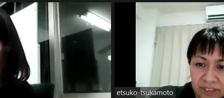 社内オンラインミーティングにて