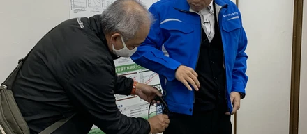 展示会用インタビュー