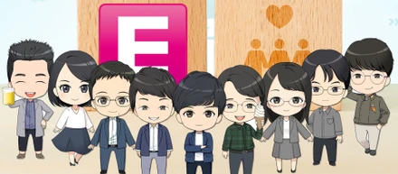 E-kanメンバーのキャラ化計画の第１弾が完成しました！