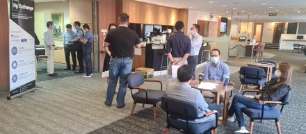Hg Happenings: Booth event at our partner's office!