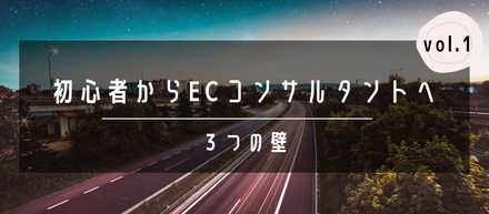 EC未経験からECコンサルタントへ 〜vol.1「3つの壁」 〜