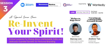 Complimentary Special Edition Career Clinic Happening Tomorrow, 10 am, 25 Sept 2021!