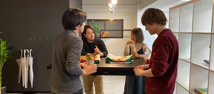 社内ランチイベント　「ピザスキ」