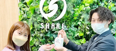 【✨シェアの感染対策はバッチリです✨】