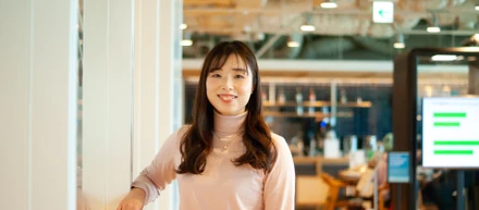 入社4年目で部長に昇格。働きやすい環境をさらに磨いて、女性のキャリアが輝くステージをつくる。