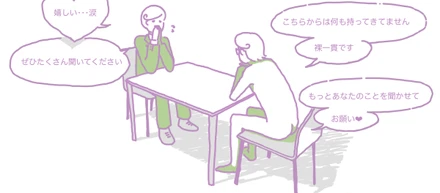 初対面こそ自社のアピールに固執しない。