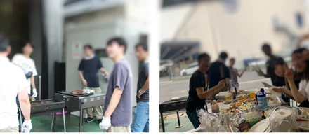 【社内BBQ】納涼会 　サンワの仲の良さの秘密
